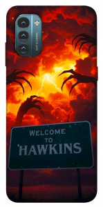Чехол Welcome to hawkins для Nokia G21