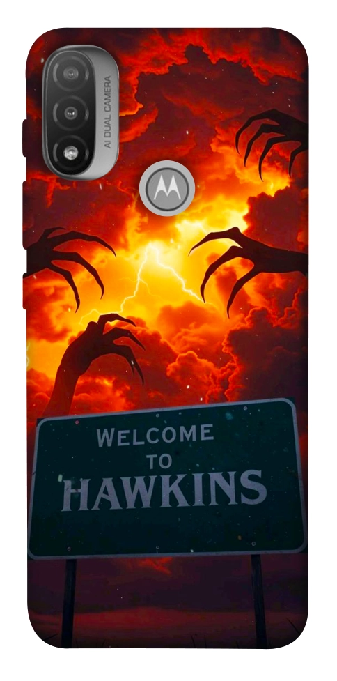 Чохол Welcome to hawkins для Motorola Moto E20