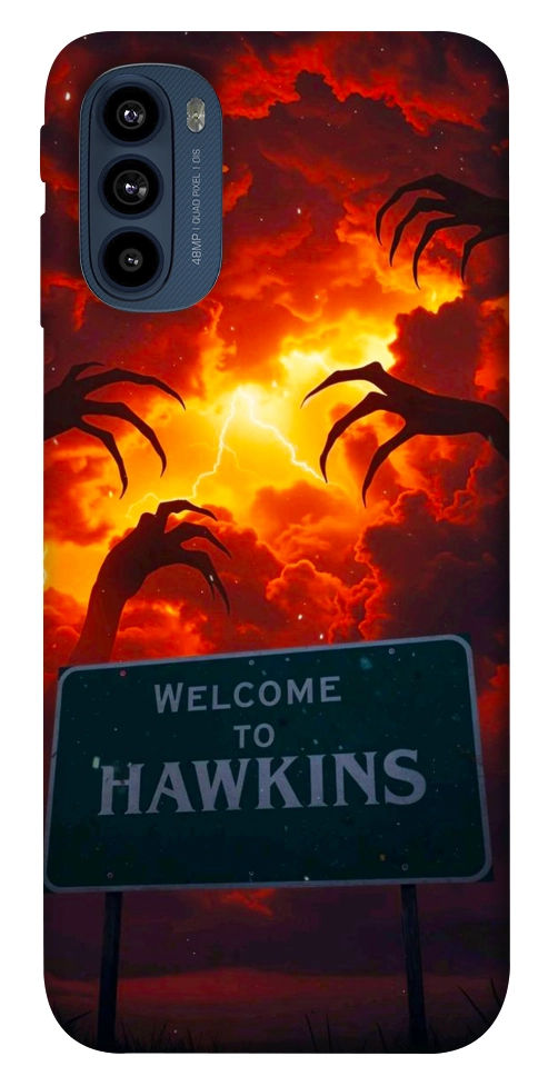 Чехол Welcome to hawkins для Motorola Moto G41