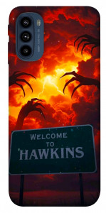 Чехол Welcome to hawkins для Motorola Moto G41