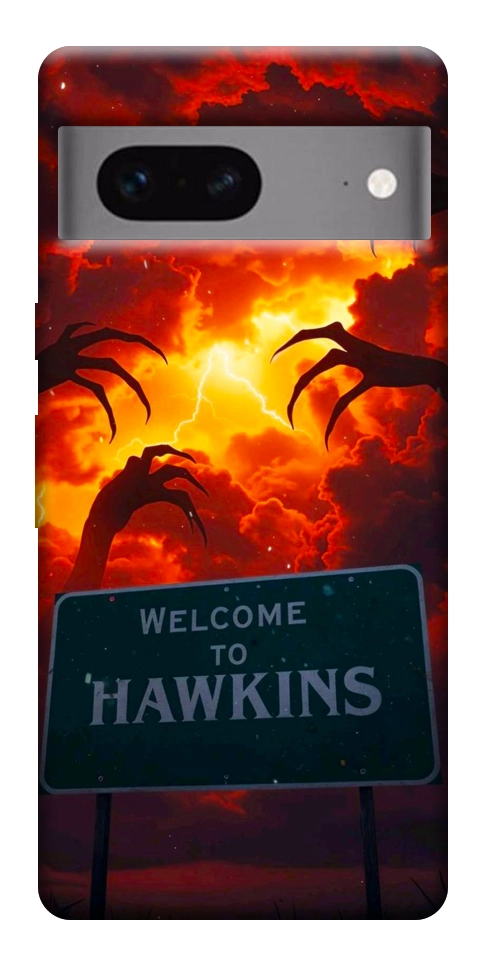 Чехол Welcome to hawkins для Google Pixel 7
