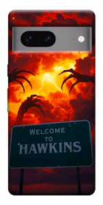Чехол Welcome to hawkins для Google Pixel 7