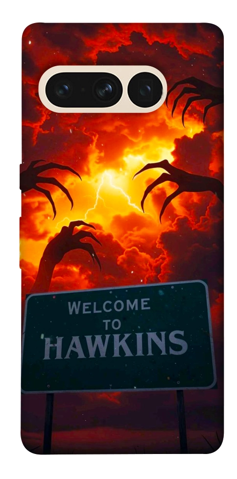 Чехол Welcome to hawkins для Google Pixel 7 Pro