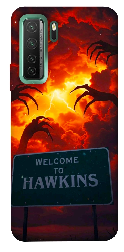 Чохол Welcome to hawkins для Huawei nova 7 SE