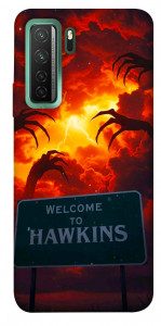 Чехол Welcome to hawkins для Huawei nova 7 SE