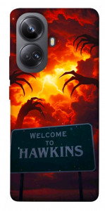 Чехол Welcome to hawkins для Realme 10 Pro+