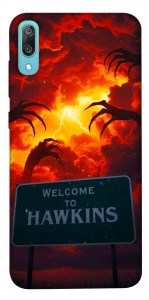 Чехол Welcome to hawkins для Huawei Y6 Pro (2019)