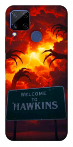 Чехол Welcome to hawkins для Realme C15