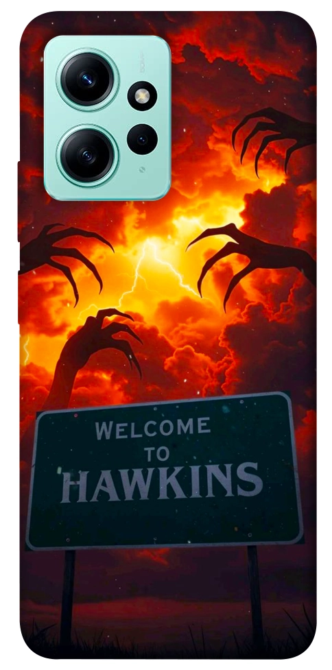 Чехол Welcome to hawkins для Xiaomi Redmi Note 12 4G