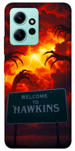 Чехол Welcome to hawkins для Xiaomi Redmi Note 12 4G
