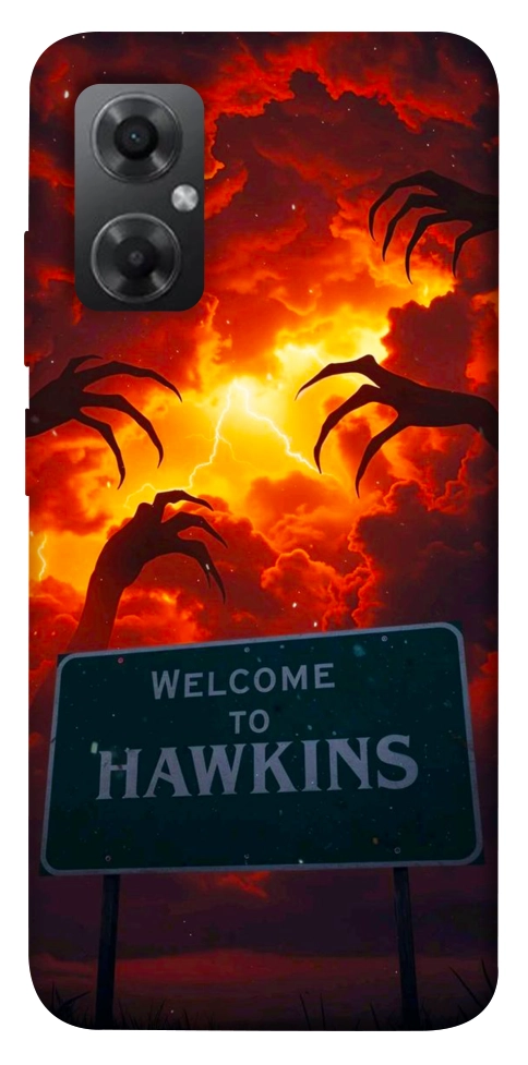 Чехол Welcome to hawkins для Xiaomi Redmi Note 11R