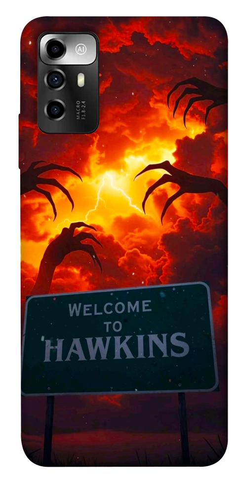 Чехол Welcome to hawkins для ZTE Blade V40 Vita