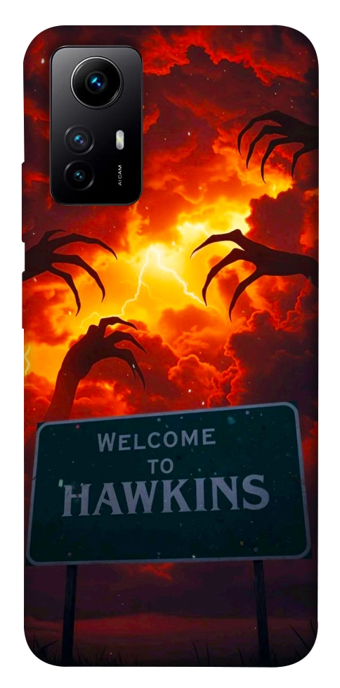 Чехол Welcome to hawkins для Xiaomi Redmi Note 12S
