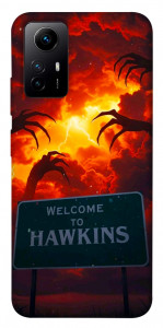 Чехол Welcome to hawkins для Xiaomi Redmi Note 12S