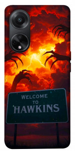 Чехол Welcome to hawkins для Oppo A58 4G