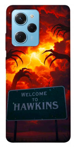 Чехол Welcome to hawkins для Xiaomi Poco X5 Pro 5G