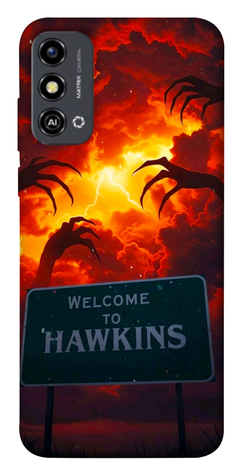 Чехол Welcome to hawkins для ZTE Blade A53