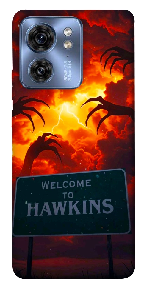 Чехол Welcome to hawkins для Motorola Edge 40