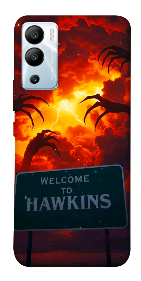 Чехол Welcome to hawkins для Infinix Hot 12i