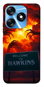 Чехол Welcome to hawkins для TECNO Spark 10