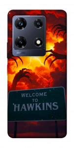 Чехол Welcome to hawkins для Infinix Note 30 Pro NFC