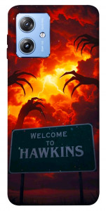 Чехол Welcome to hawkins для Motorola Moto G84