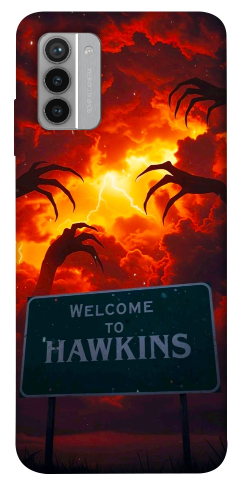 Чехол Welcome to hawkins для Nokia G42