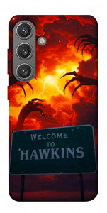 Чехол Welcome to hawkins для Galaxy S24+