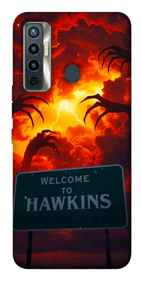 Чехол Welcome to hawkins для TECNO Camon 17