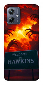 Чохол Welcome to hawkins для Motorola Moto G54