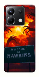 Чехол Welcome to hawkins для Xiaomi Poco X6