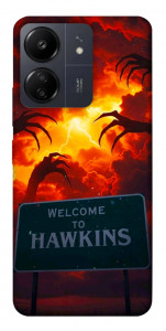 Чехол Welcome to hawkins для Xiaomi Poco C65