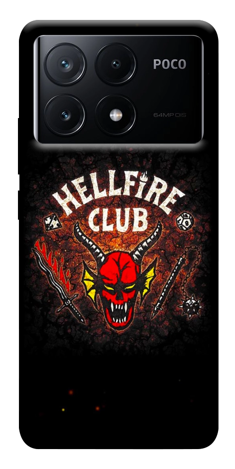 Чехол Hellfire club для Xiaomi Poco X6 Pro