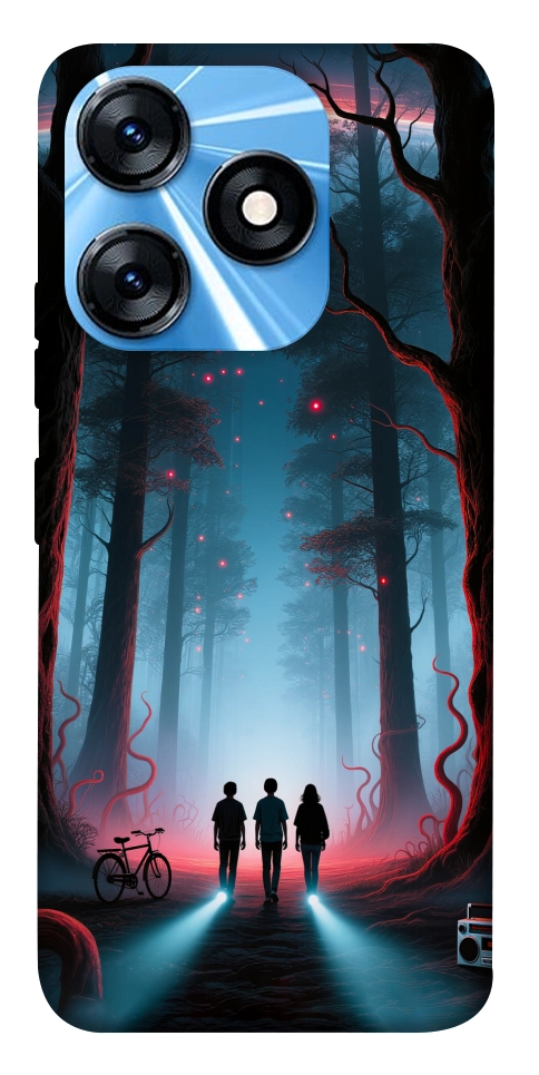 Чехол Kids in the forest для TECNO Spark 10