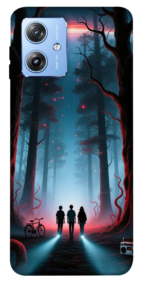Чохол Kids in the forest для Motorola Moto G84