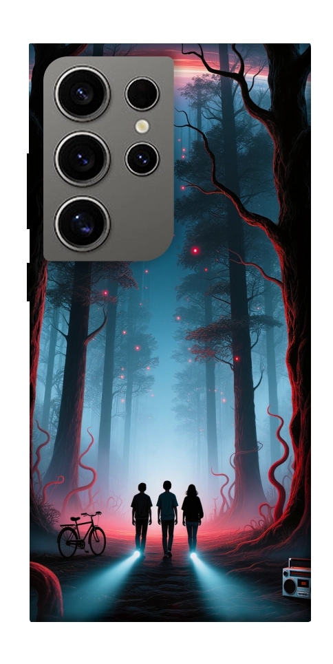 Чехол Kids in the forest для Galaxy S24 Ultra