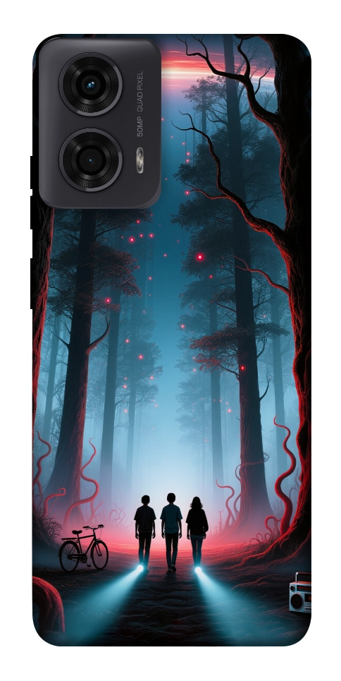 Чохол Kids in the forest для Motorola Moto G04