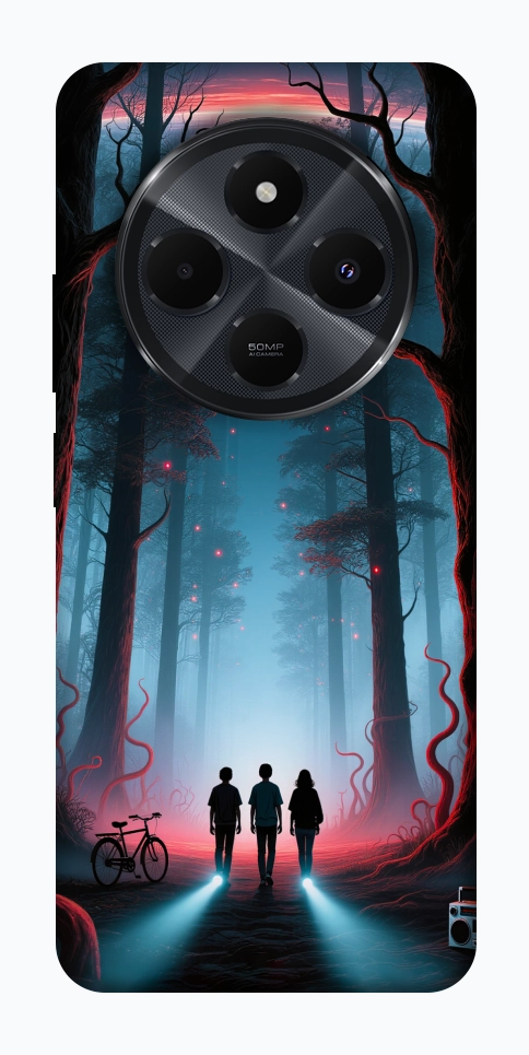 Чехол Kids in the forest для Xiaomi Redmi 14C