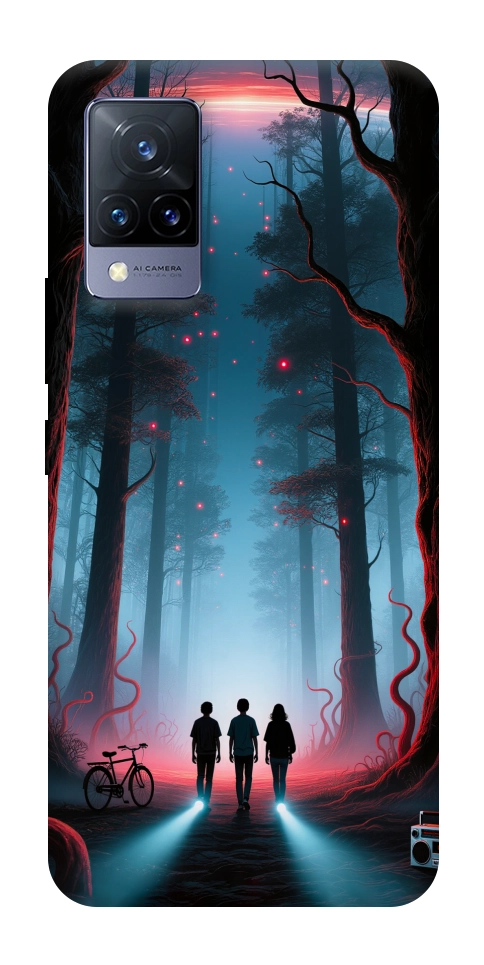 Чохол Kids in the forest для Vivo V21
