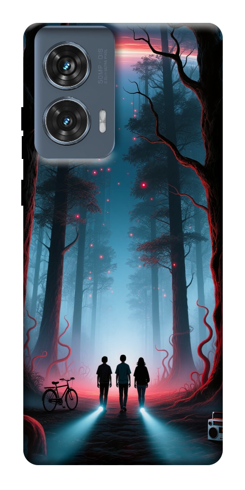 Чехол Kids in the forest для Motorola Edge 50 Fusion