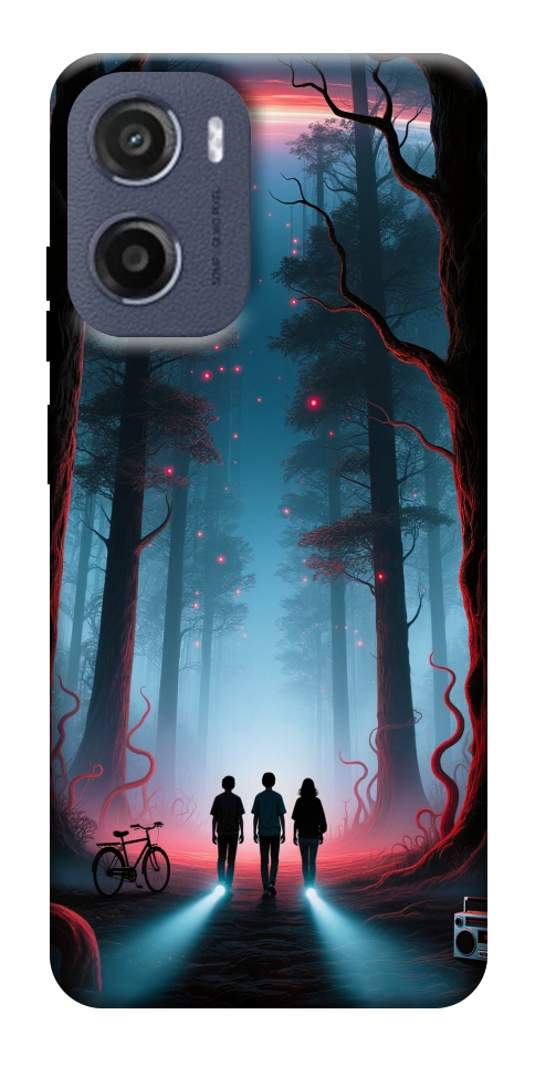 Чохол Kids in the forest для Motorola Moto E15