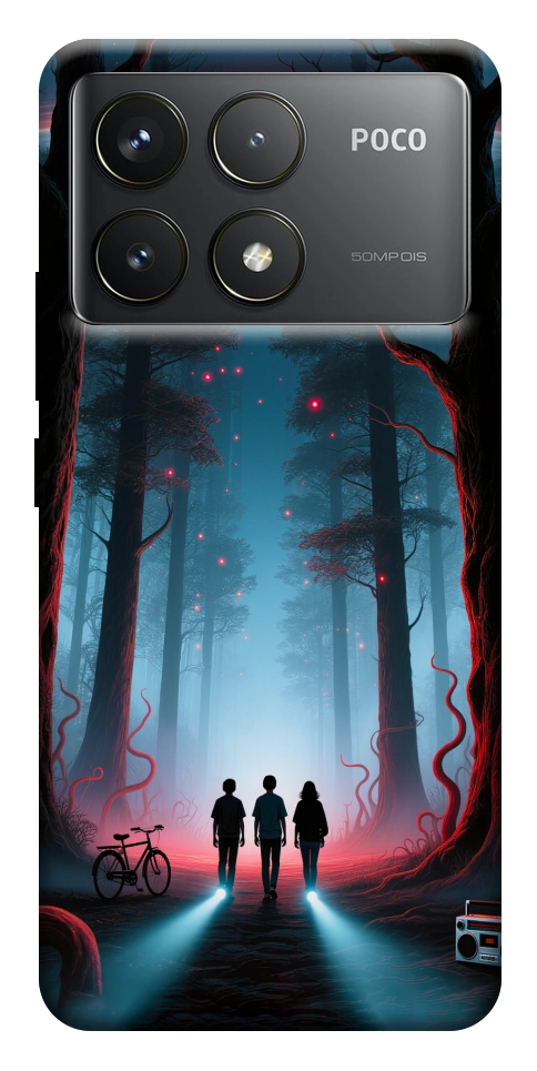 Чехол Kids in the forest для Xiaomi Poco F6 Pro