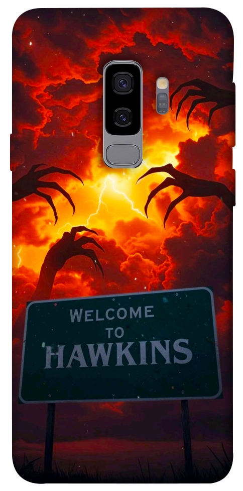 Чехол Welcome to hawkins для Galaxy S9+
