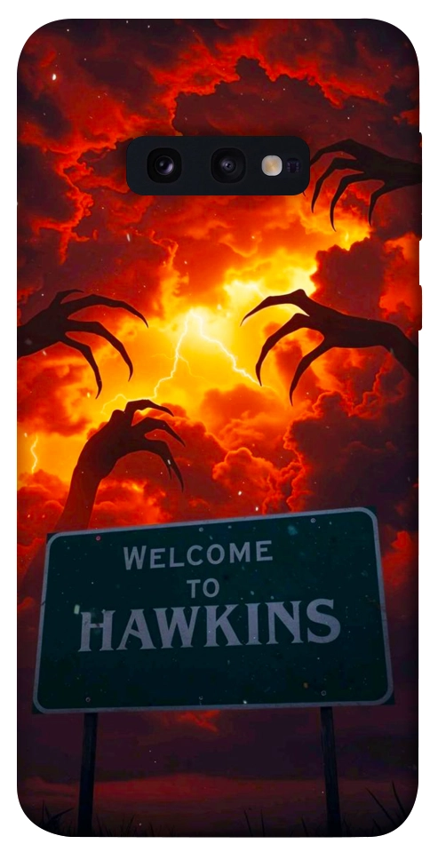 Чехол Welcome to hawkins для Galaxy S10e