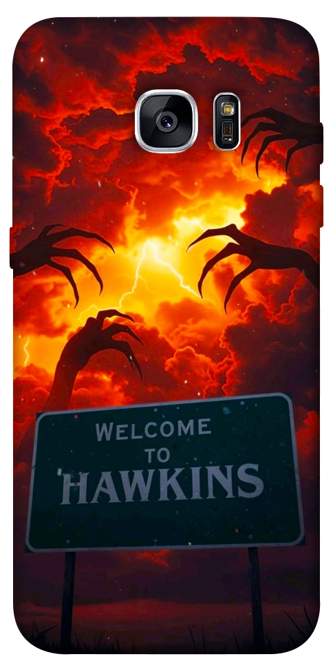 Чохол Welcome to hawkins для Galaxy S7 Edge