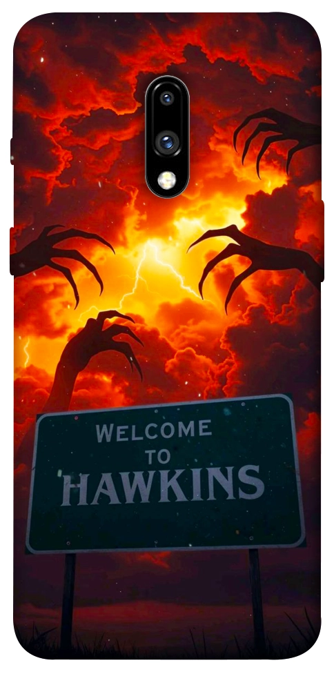 Чехол Welcome to hawkins для OnePlus 7