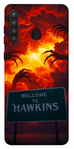 Чохол Welcome to hawkins для Galaxy A21