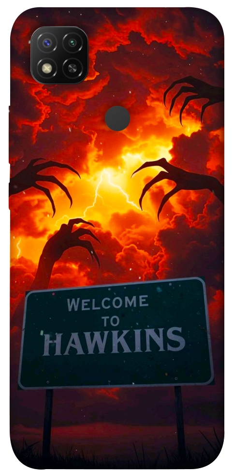 Чехол Welcome to hawkins для Xiaomi Redmi 9C