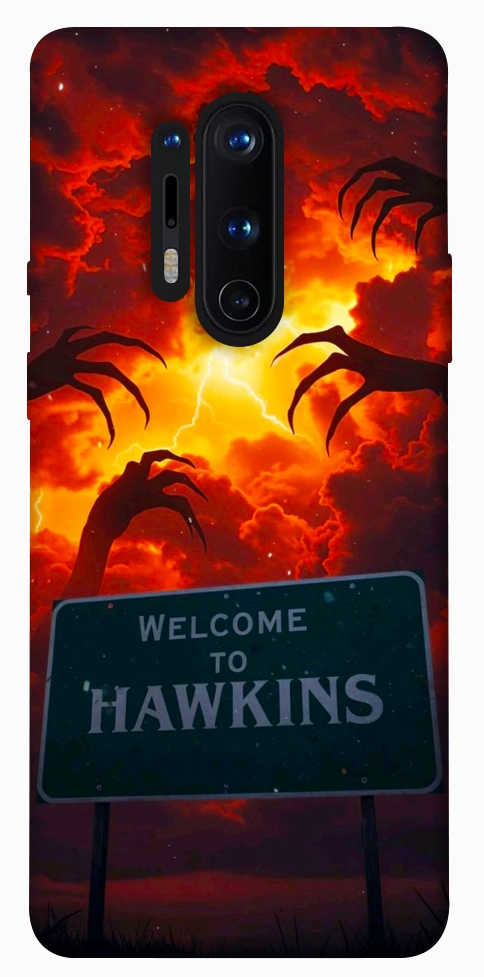 Чохол Welcome to hawkins для OnePlus 8 Pro