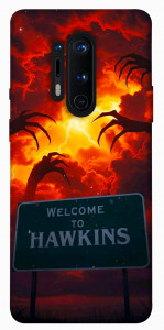 Чехол Welcome to hawkins для OnePlus 8 Pro